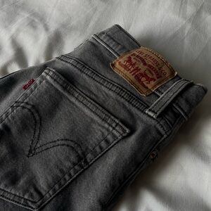 Levi’s Wedgie Straight Grey Jeans